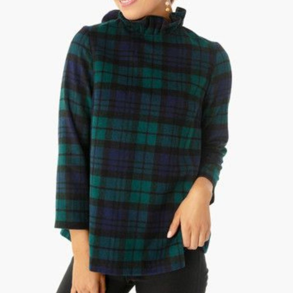 Blackwatch Plaid Faye Blouse